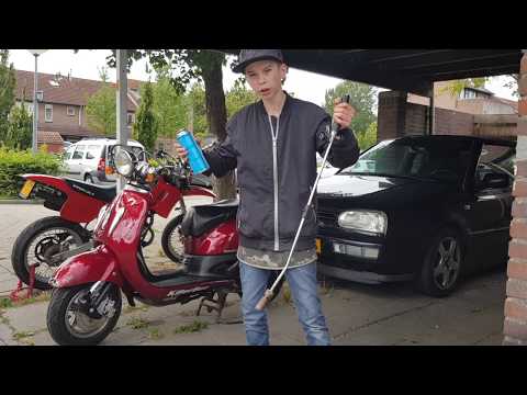 HOW TO Hoe ververs je de olie van je chinees scooter met een gy6 blok 10 11 of 12 inch