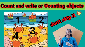 count and write or Counting objects