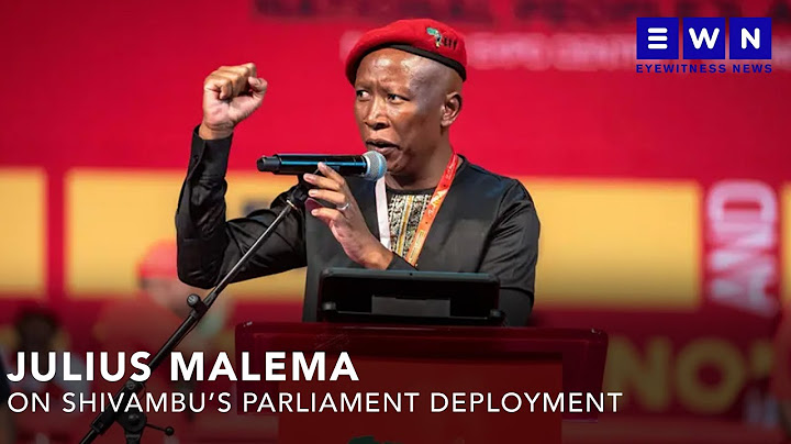 'Yena aya kwini', where was he was going?’ - Julius Malema on Floyd Shivambu's removal
