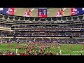 The Fresno State Bulldog Marching Band&#39;s pregame show at the 2022 Jimmy Kimmel LA Bowl.