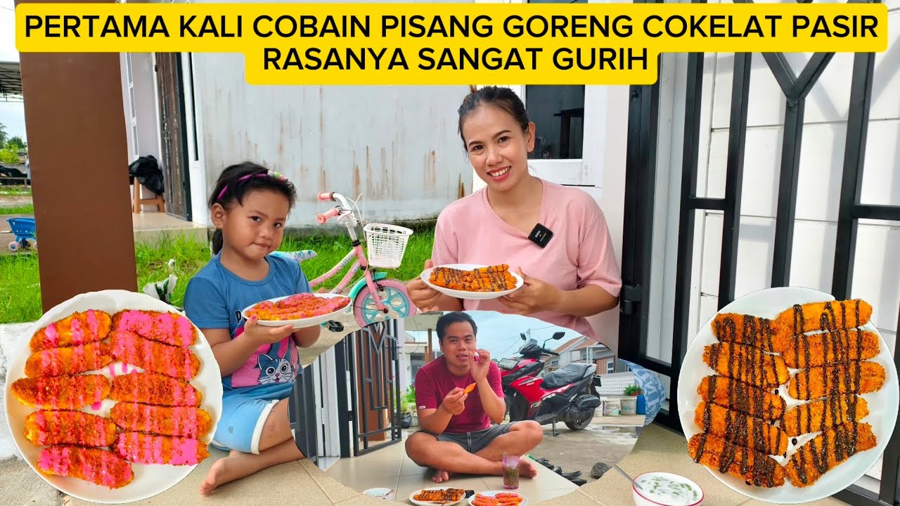 COBA BIKIN CENDOL DAN GORENG PISANG COKELAT PASIR RASANYA ENAK BANGET