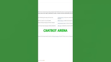 AI Tools - Chatbot Arena #shorts