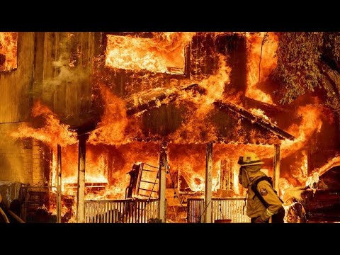 Cientos de evacuados y casas quemadas en los incendios en California
