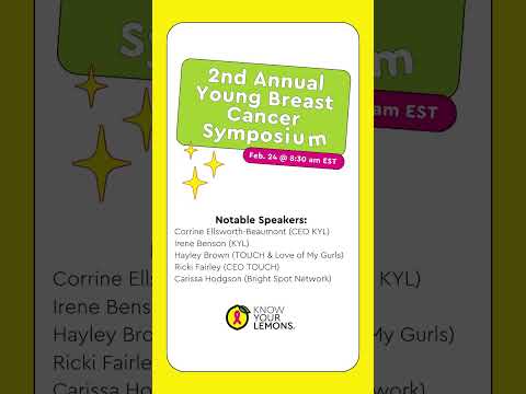 Young Breast Cancer Symposium Announcement