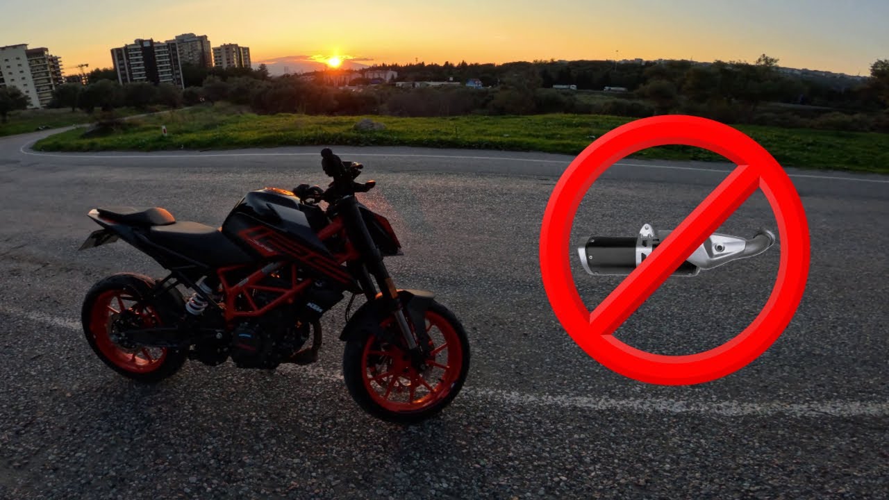 Duke 125 NO EXHAUST POV Ride