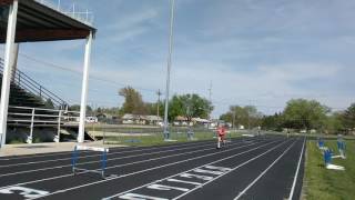 Stride and Attack random hurdle drill.