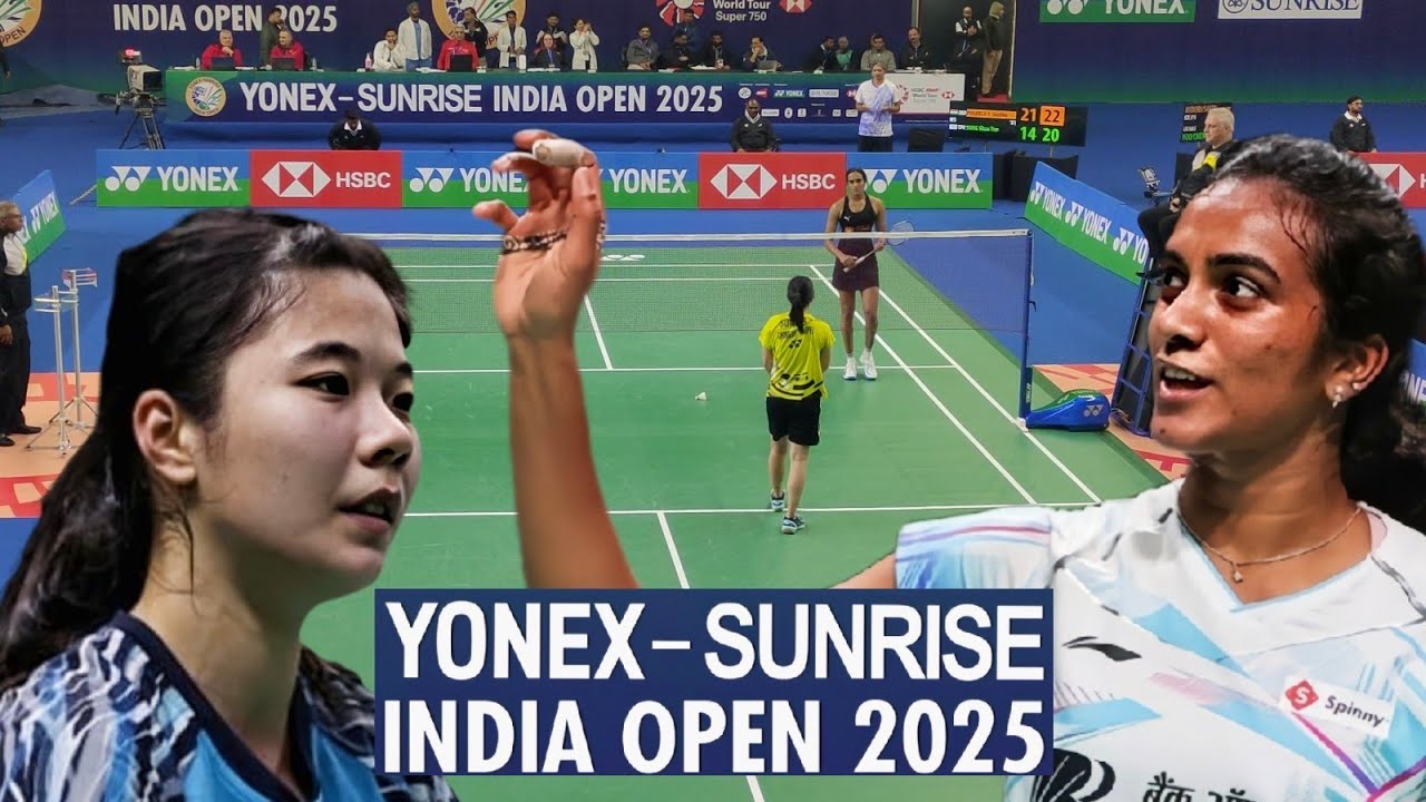 PV SINDHU V/S SUNG SHUO YUN WOMEN'S SINGLES YONEX-SUNRISE INDIA OPEN 2025 | R32