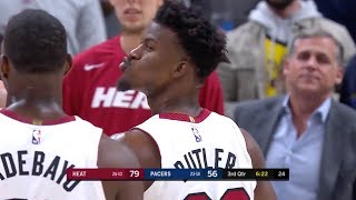 Jimmy Butler Kisses TJ Warren Goodbye After Wild Scuffle And Ejection screenshot 5