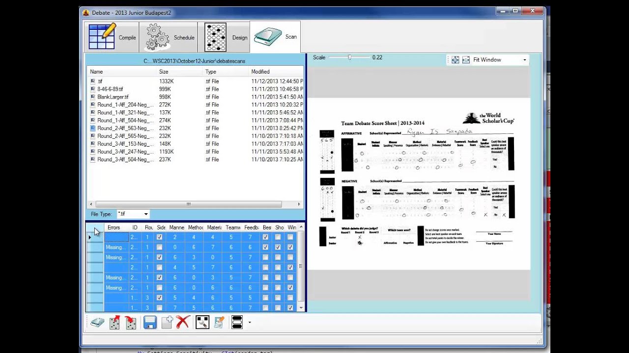 Debate Scan Tab Demo - YouTube