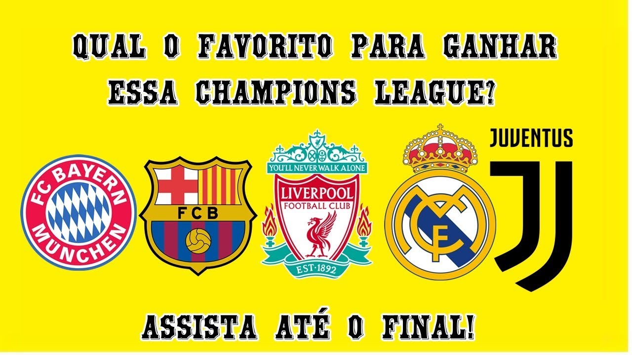 quais times estão na champions league
