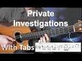 Private investigations  dire straits  solo fingerstyle guitar with tabs