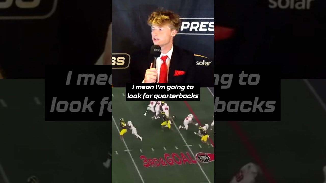 New Mexico quarterback Jack Layne on being tough to set the tone and lead his team.