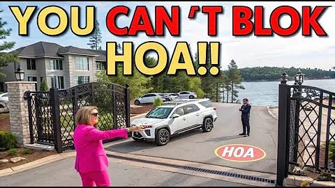 HOA Karen Lost It When I Refused to Open My Lakefront Gate for Her 50 Guests I Called Cops!