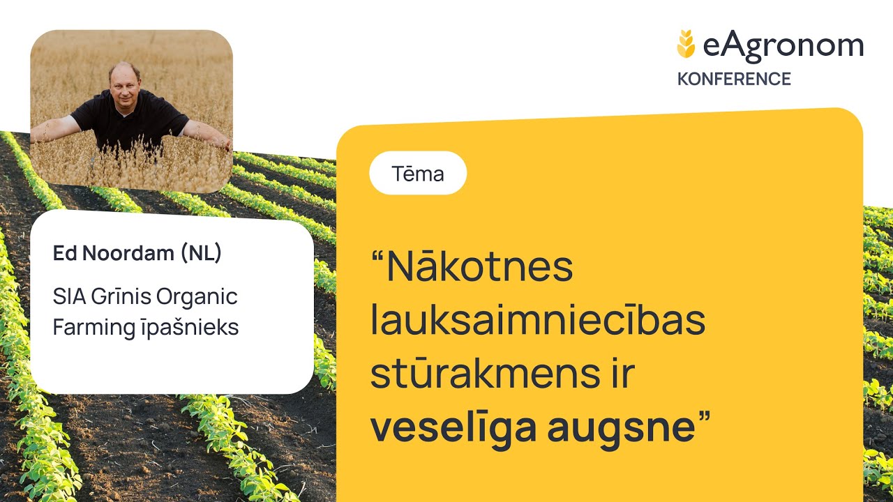 Ed Noordam eAgronom konferencē 