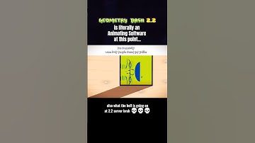 Geometry Dash 2.2 is literally an Animation Software | #geometrydash #shorts