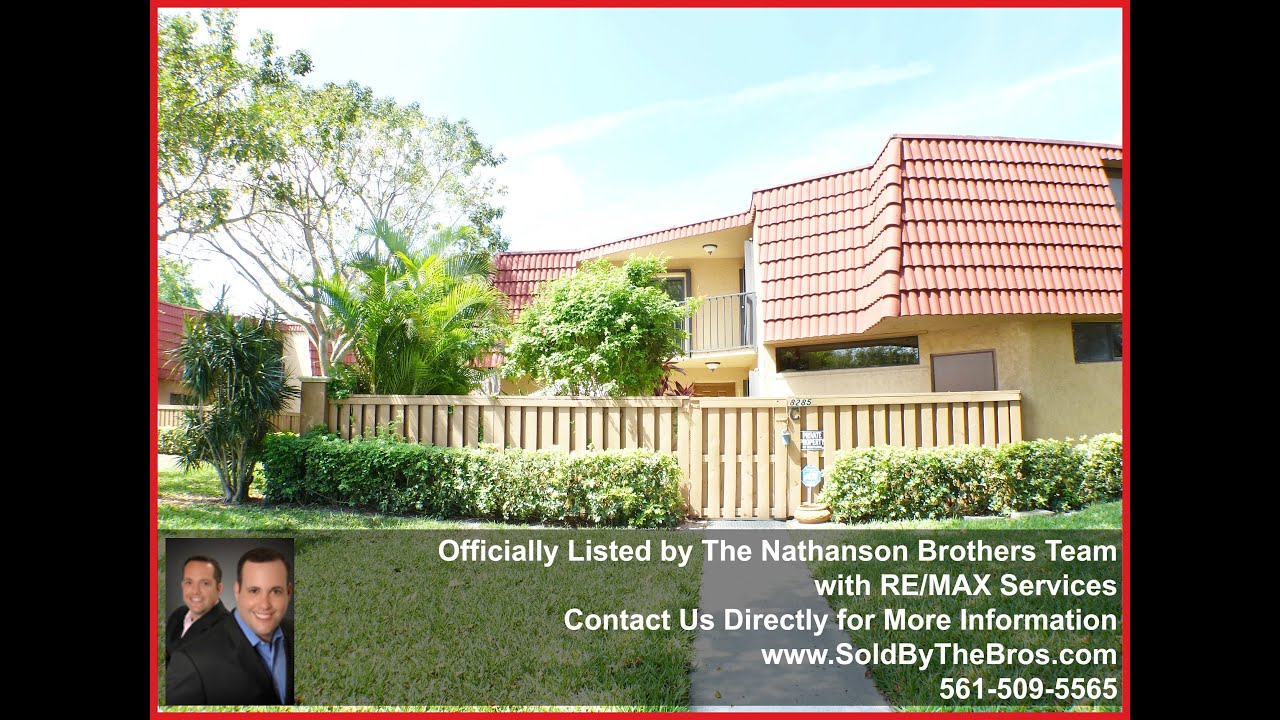 Homes for Sale in Boca Raton 8285 Severn Drive C Banyan Lakes YouTube