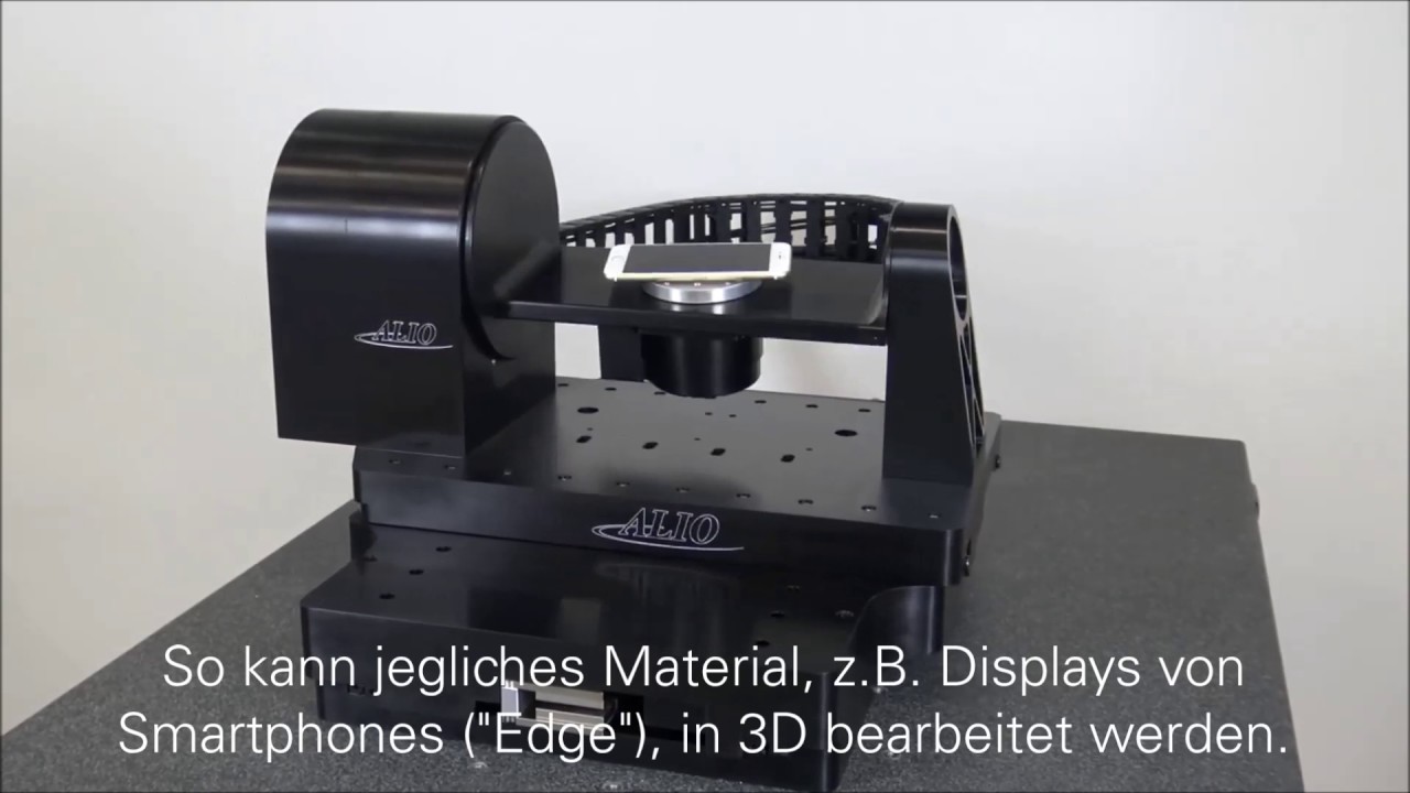 Kardanische Aufhängung zur Lasermaterialbearbeitung – ALIO Ind – Laser 2000