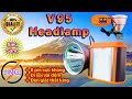 (PIN CỰC TRÂU ĐI VÀI ĐÊM) Đèn Đội Đầu Giắt Thắt Lưng V95 Trang Bị 8 Pin Và Sạc Điện Thoại