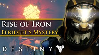 Destiny Lore - Rise of Iron: The mystery of Efrideet. Where is the 9th Iron Lord?