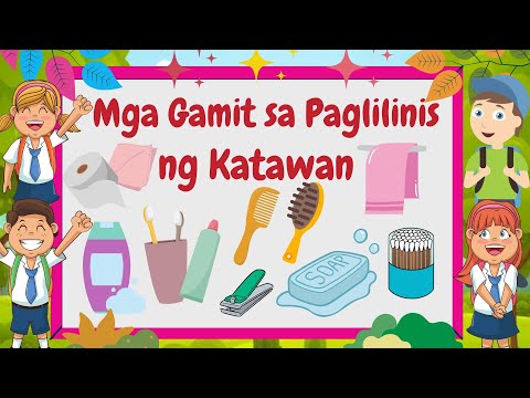 Larawan Ng Mga Gamit Sa Panlinis Ng Katawan