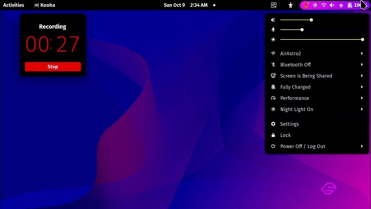How to change screen contrast and brightness in linux via gnome