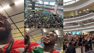 Siya Kolisi Emotional As Springboks Arrive At O.R Tambo Airport After Winning Rugby World Cup 2023