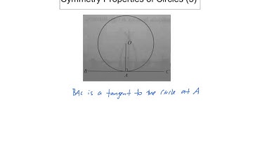 Geometry: Symmetry Properties of Circles 3
