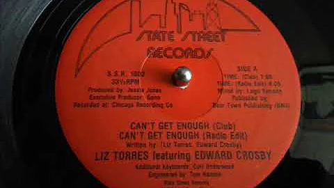 LIZ TORRES FEAT. EDWARD CROSBY- CAN'T GET ENOUGH  [SPANISH VERSION]