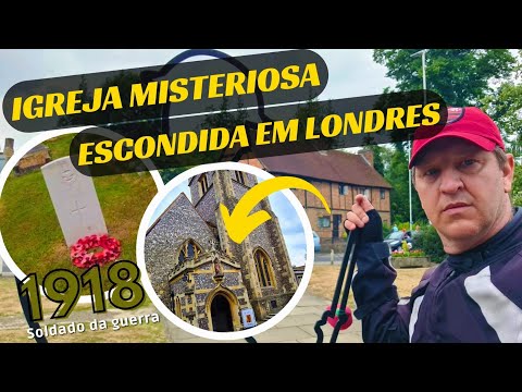 TOUR PELO TERRENO DE UMA IGREJA ANTIGA ESCONDIDA EM LONDRES. (CLOUDES IN LONDON)??