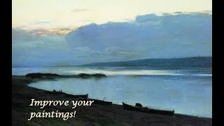 Decoding the Masters - Isaac Levitan - Evening at the Volga