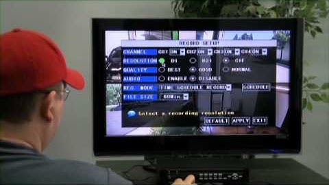 Q-see Installation Video - Record Set-up