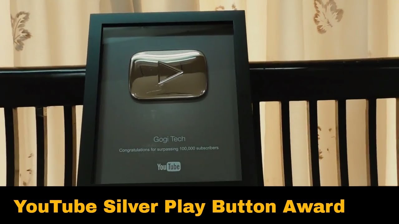 YouTube Play Button For Sale