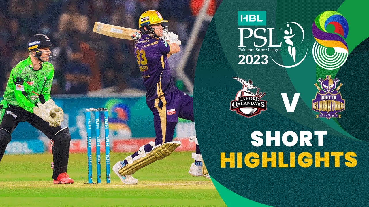 Short Highlights Lahore Qalandars vs Quetta Gladiators Match 18 HBL PSL 8 MI2T