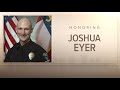 Funeral for fallen CMPD officer Joshua Eyer, killed in the line of duty
