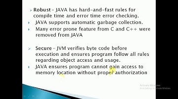 CS 309 JAVA TOOLS Unit 1 (Introduction to JAVA)