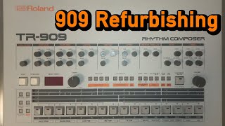 30 years younger with baking soda - Servicing a Roland TR-909