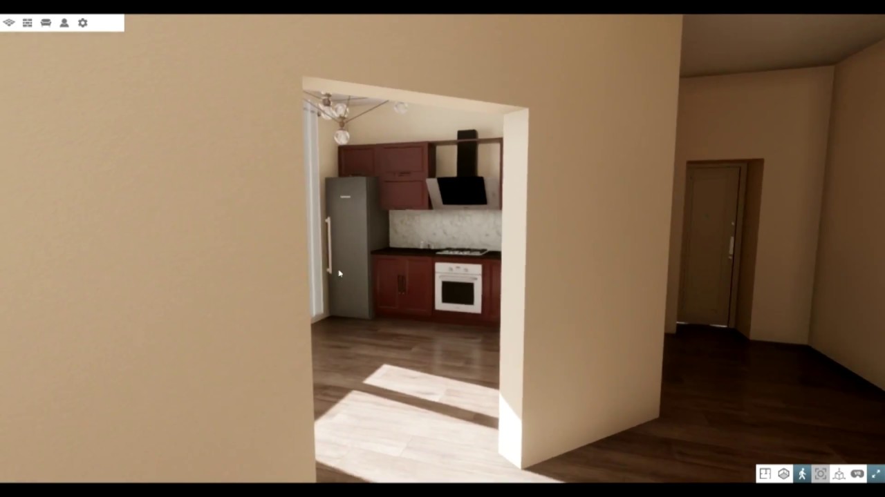 Realtime interior design configuration with indirect illumination ...