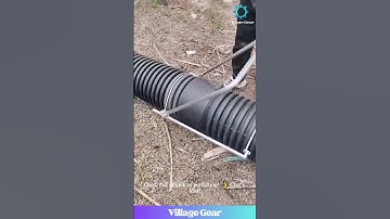 That Pipe Sealing SNAP is SO Satisfying! 🤤 Tool GOALS! #oddlysatisfying #asmr #tools #plumbing #diy