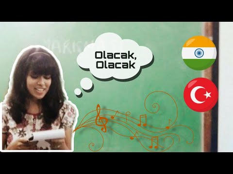 Hint Kızdan Türkçe Şarkı | INDIAN SINGING TURKISH SONG | Demet Akalın
