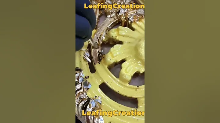 Gold leafing #shorts