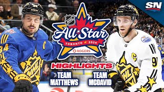 NHL AllStar Game Highlights | Team McDavid vs Team Matthews