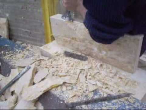 طريقة دق حجر طبزه