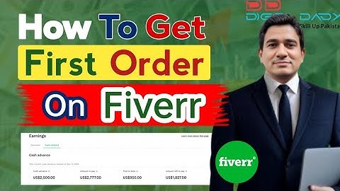 How to Get First Order on Fiverr l Fiverr How to Get First Order