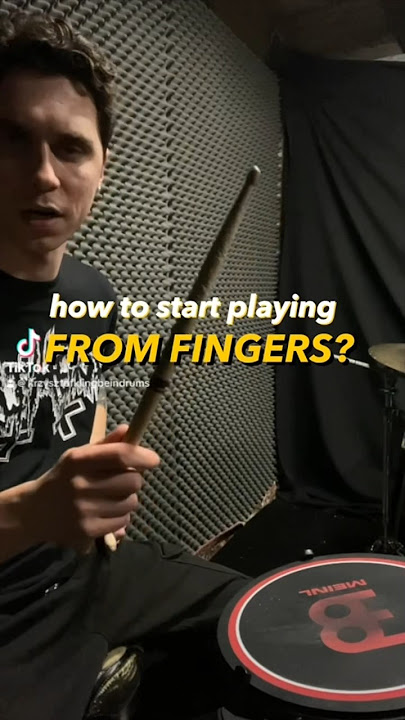 How to play finger technique? #drum #drums #perkusja
