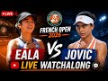 Alex Eala vs Iva Jovic | French Open Round 1 | Roland Garros 2026 | LIVE TENNIS WATCHALONG