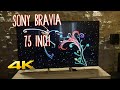 75 inch SONY BRAVIA KD 75XE8596 Unboxing 4K UHD