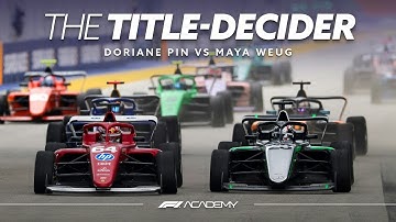 The Title-Decider | Doriane Pin Vs Maya Weug | F1 Academy