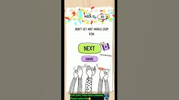 BRAIN TEST WEEK 11 WEEKLY PUZZLE ANSWER