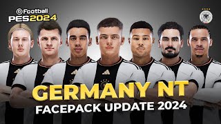 GERMANY NT FACEPACK UPDATE 2024 - FOOTBALL LIFE 2024 & PES 2021