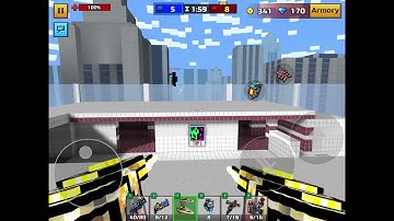 1v1 VS My Friend- Pixel Gun 3D